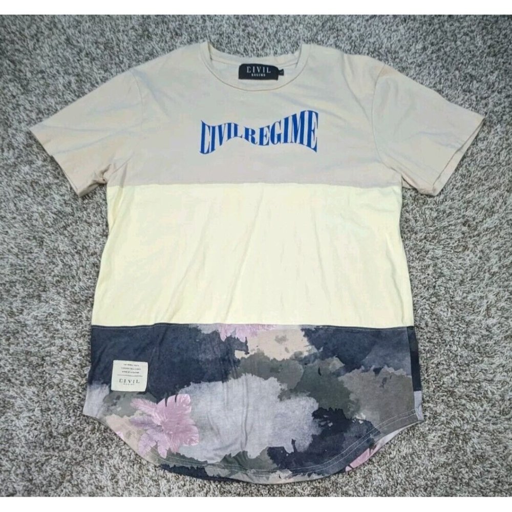 Civil Regime T Shirt Mens Large Tee Short Sleeve Graphic